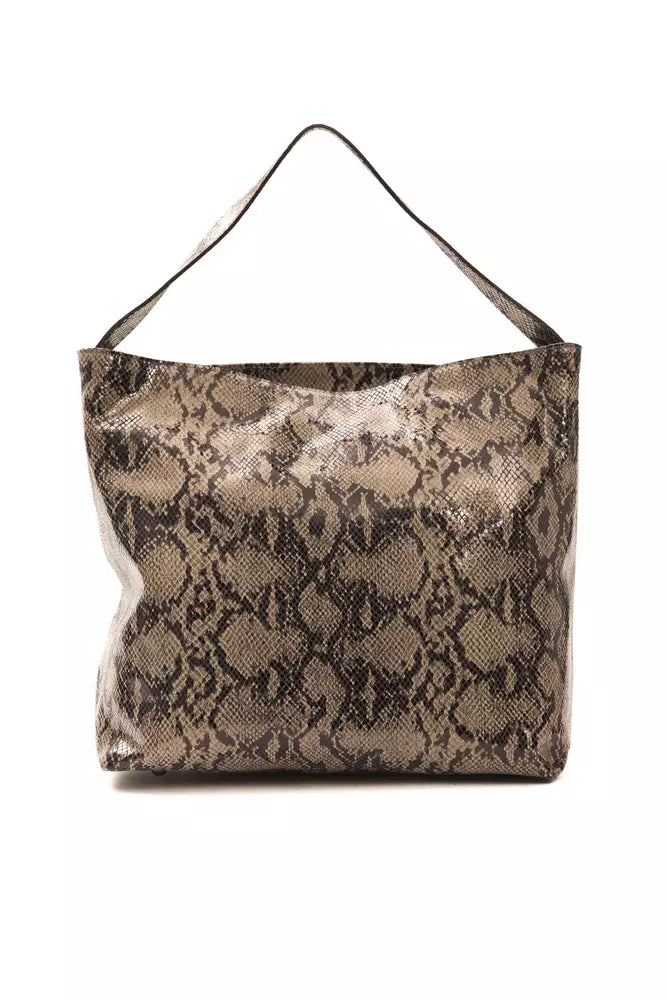 Brown Leather Women Shoulder Bag - ventzia