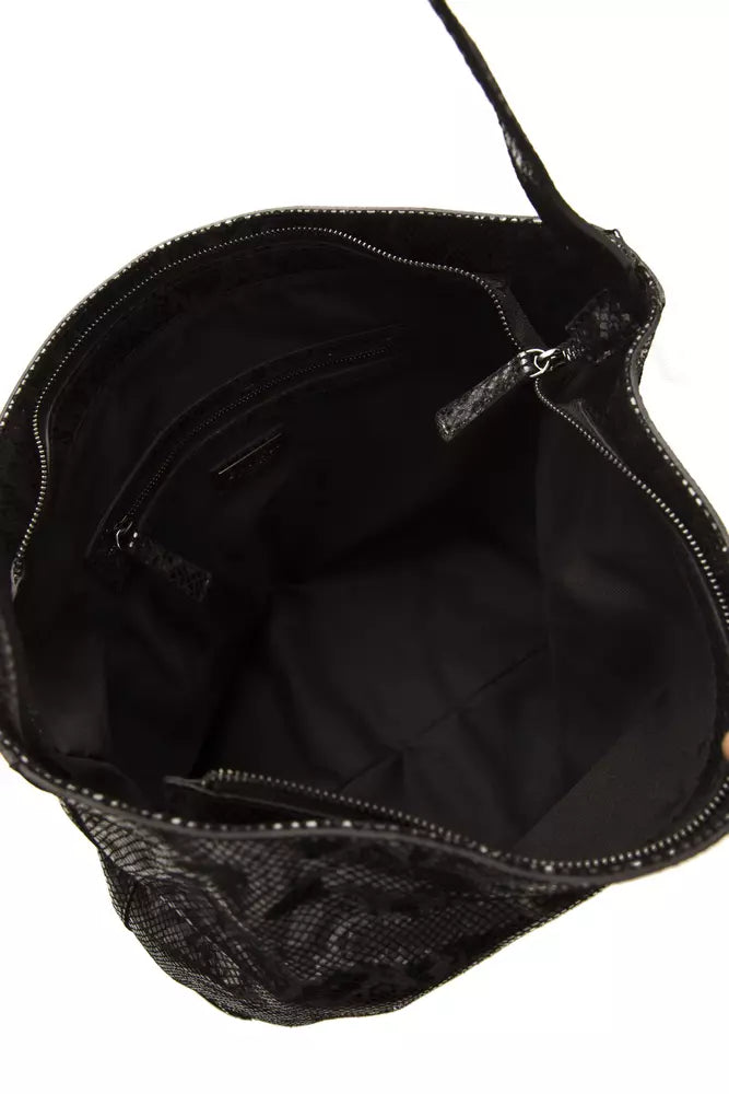 Gray Leather Women Shoulder Bag - ventzia