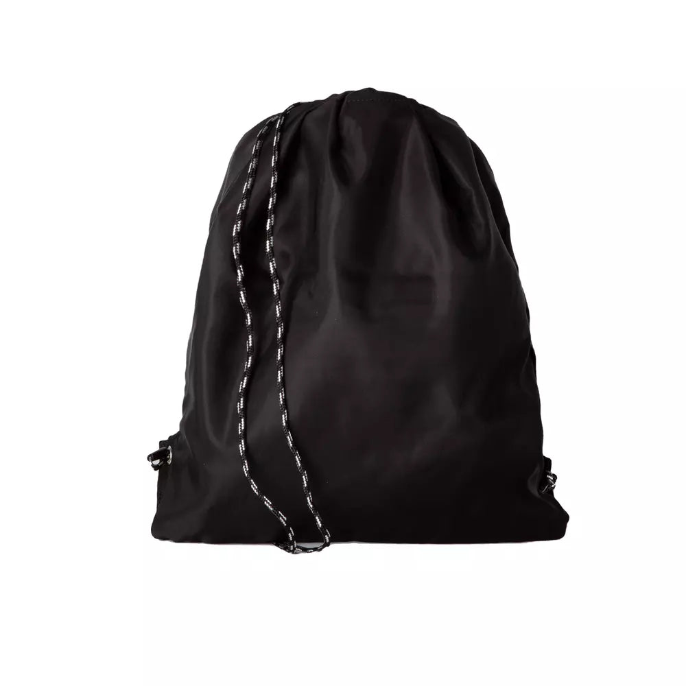 Black Nylon Men Backpack - ventzia