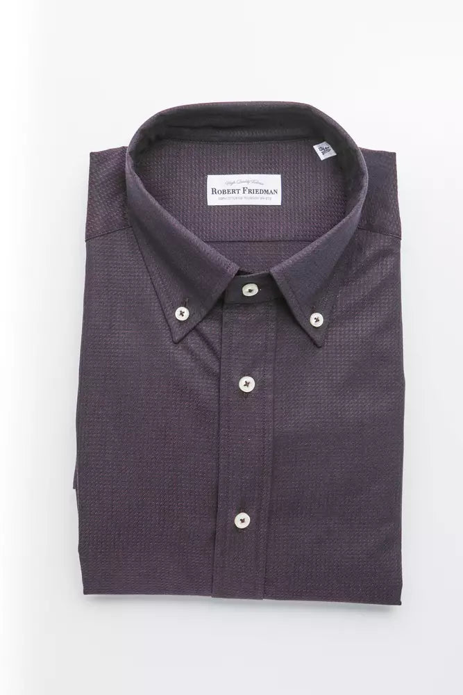 Black Cotton Men Shirt - ventzia