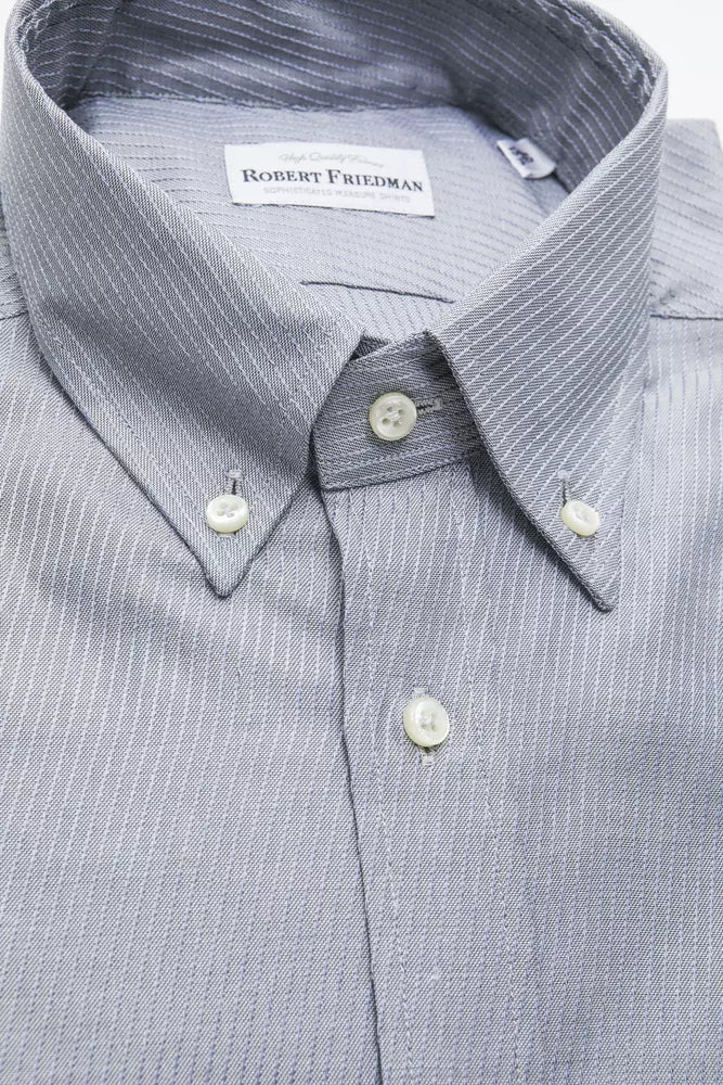 Beige Cotton Men Shirt - ventzia