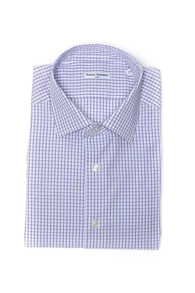 Burgundy Cotton Men Shirt - ventzia