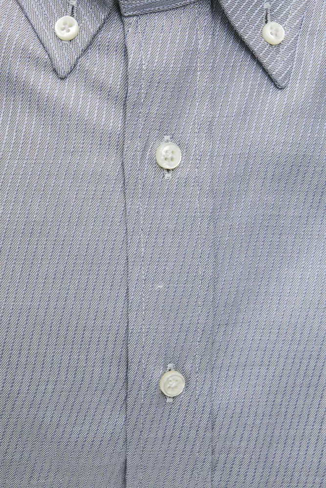 Beige Cotton Men Shirt - ventzia