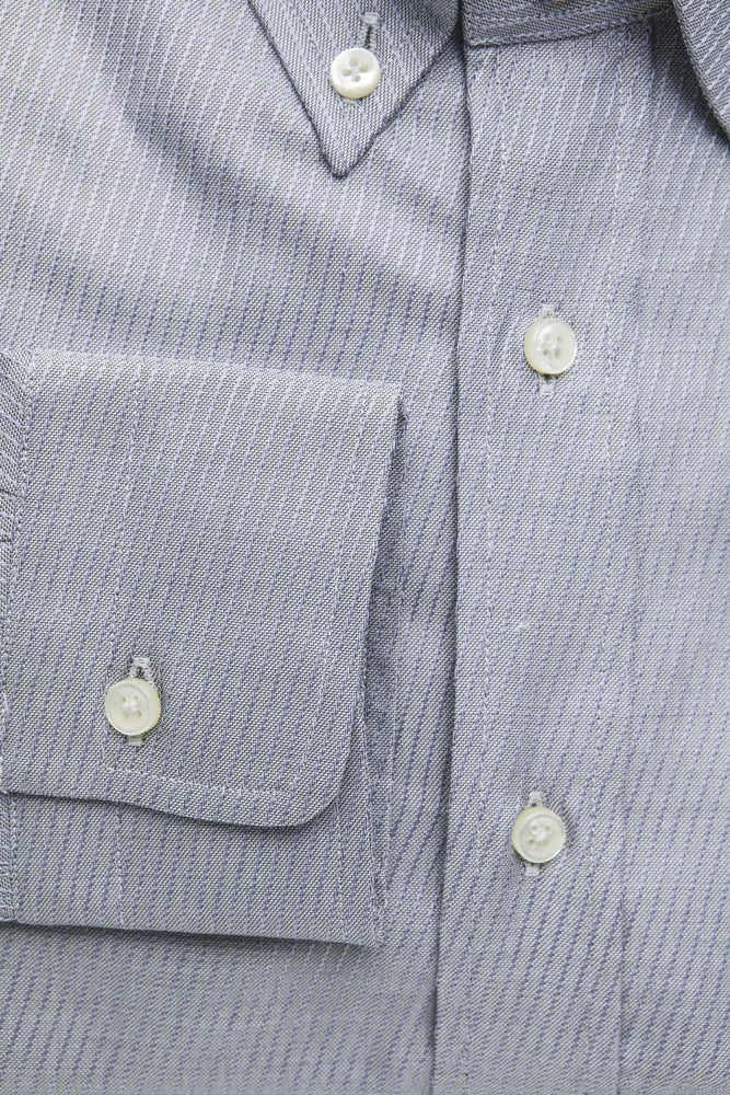Beige Cotton Men Shirt - ventzia