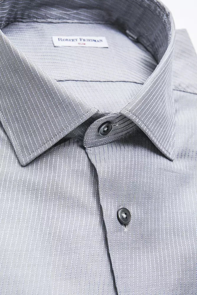 Beige Cotton Men Shirt - ventzia