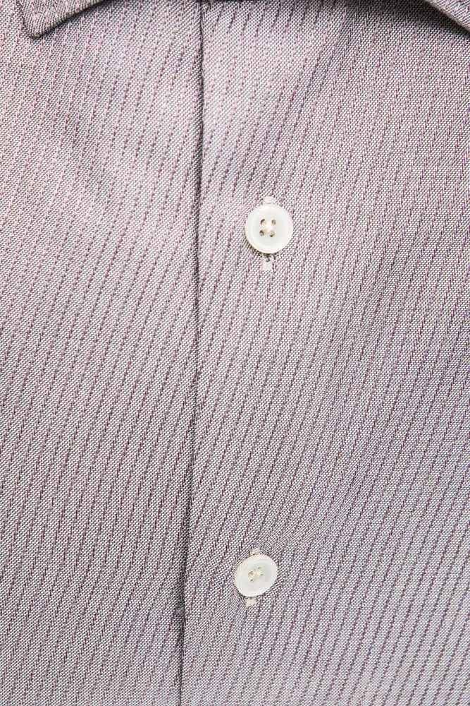 Beige Cotton Men Shirt - ventzia