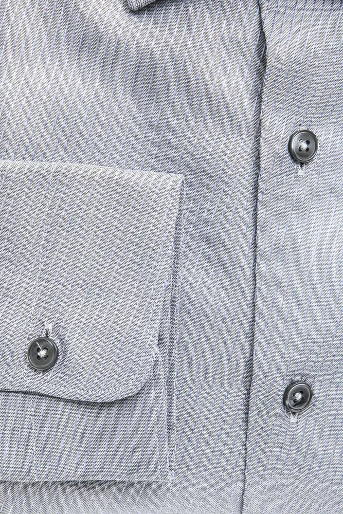 Beige Cotton Men Shirt - ventzia