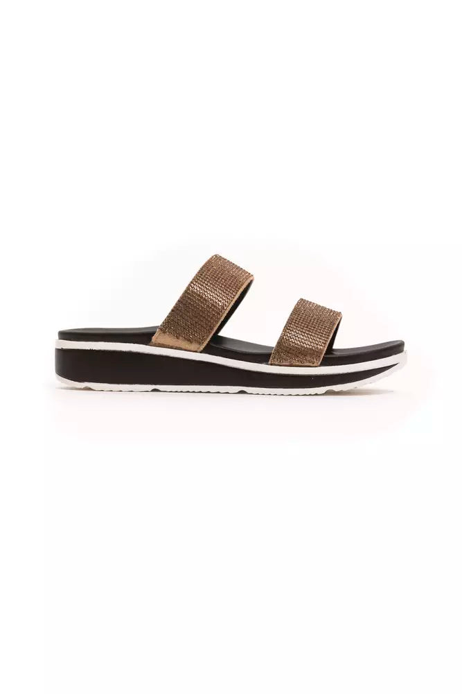Beige Textile Women Sandal - ventzia