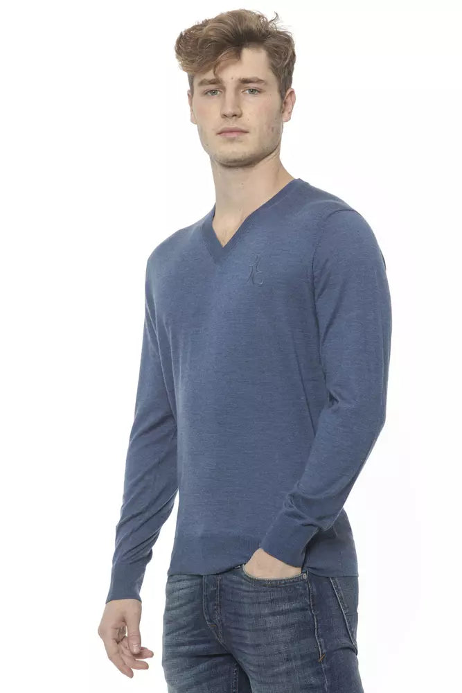 Elegant Cashmere V-Neck Men's Sweater - ventzia