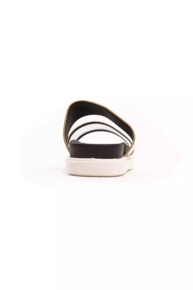 Gold Polyethylene Women Sandal - ventzia