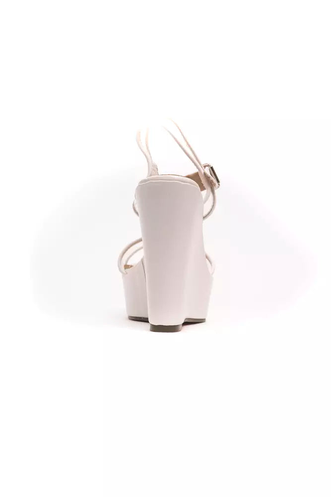 White Polyethylene Women Sandal - ventzia