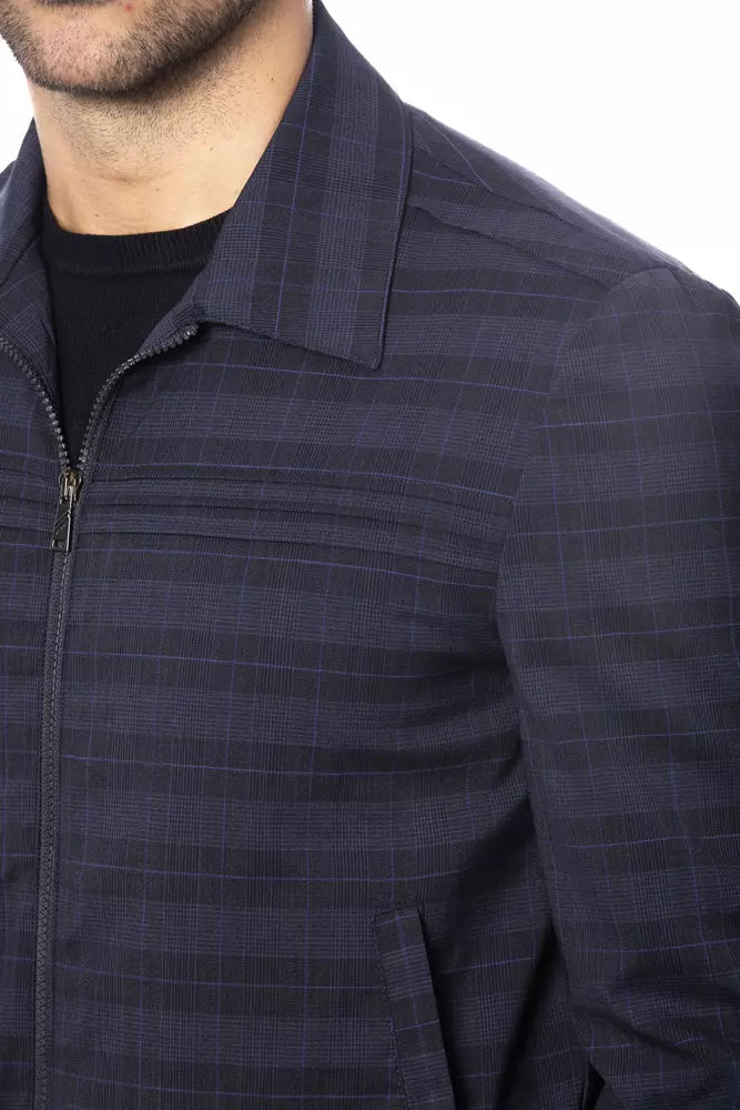 Elegant Wool Blend Bomber Jacket - ventzia