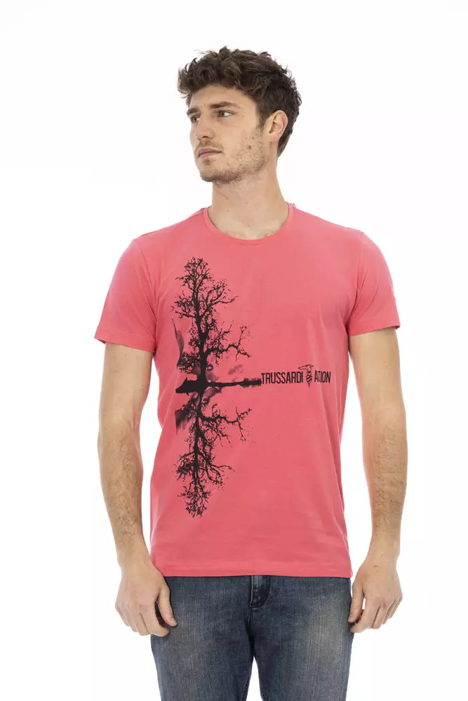"Multicolor Cotton Men T-Shirt" - ventzia