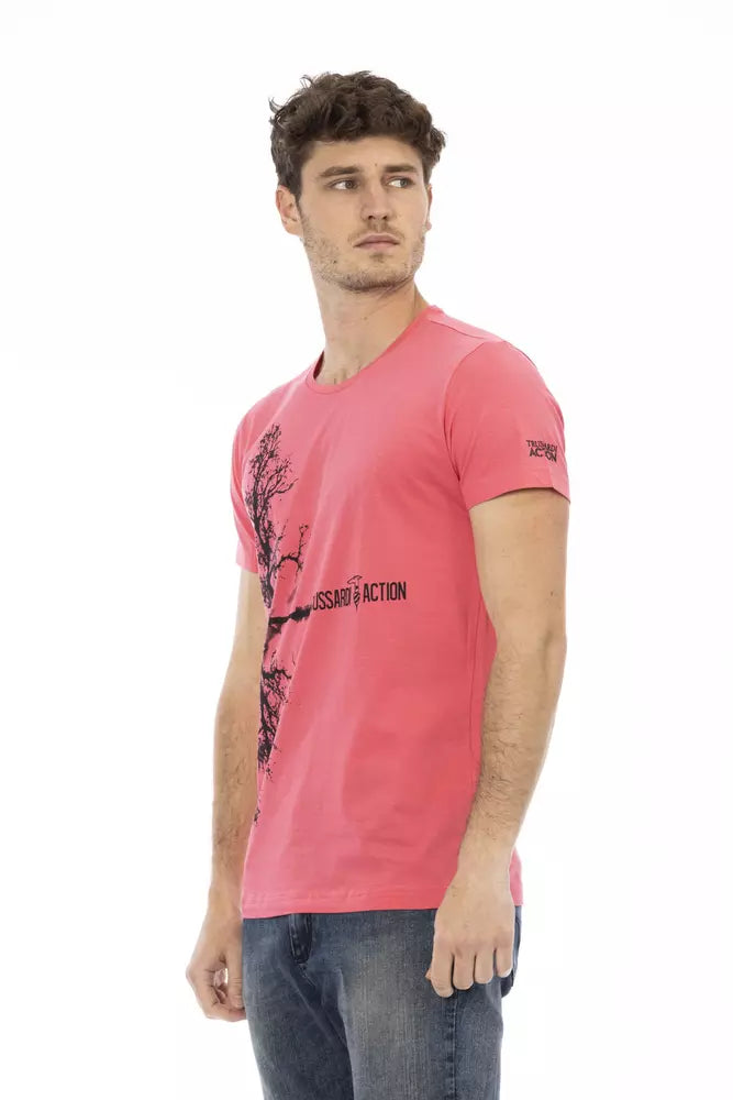 "Multicolor Cotton Men T-Shirt" - ventzia