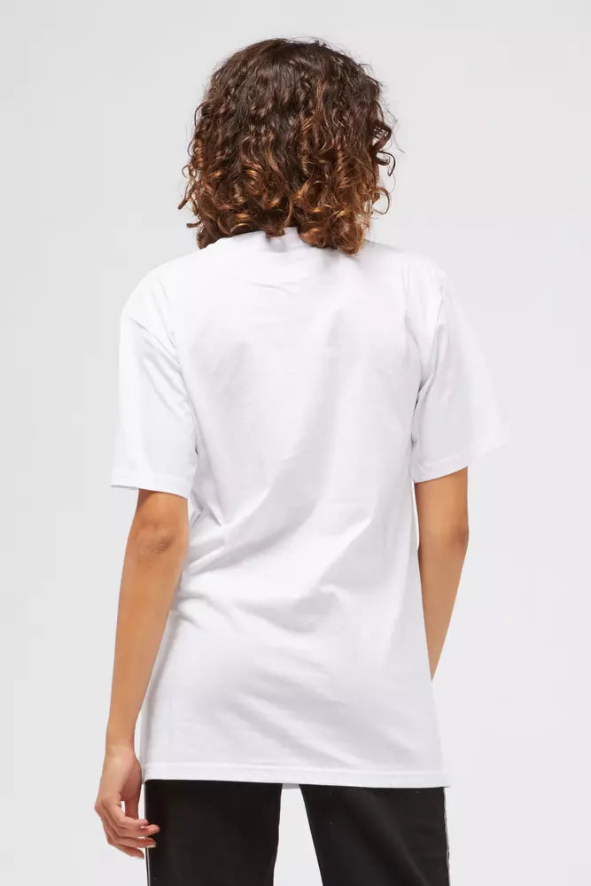 White Cotton Women T-Shirt - ventzia