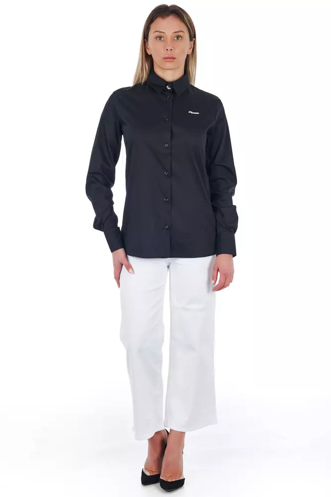 White Cotton Women's Cropped Trouser - ventzia