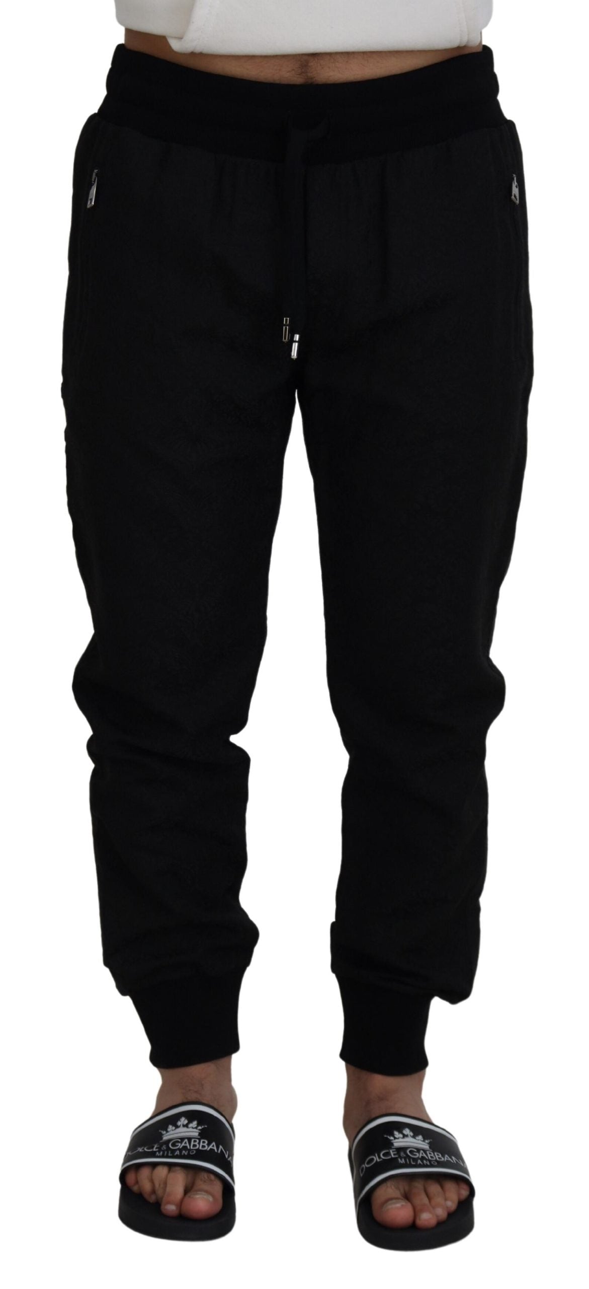Black Men Casual Jogger Pants - ventzia