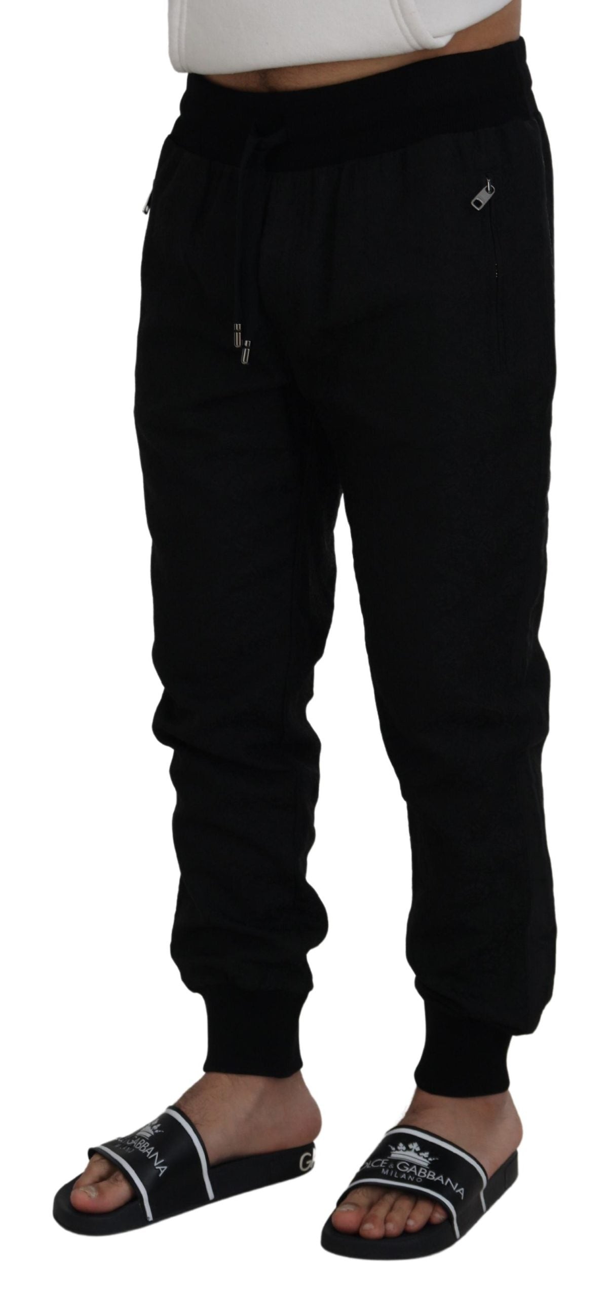Black Men Casual Jogger Pants - ventzia