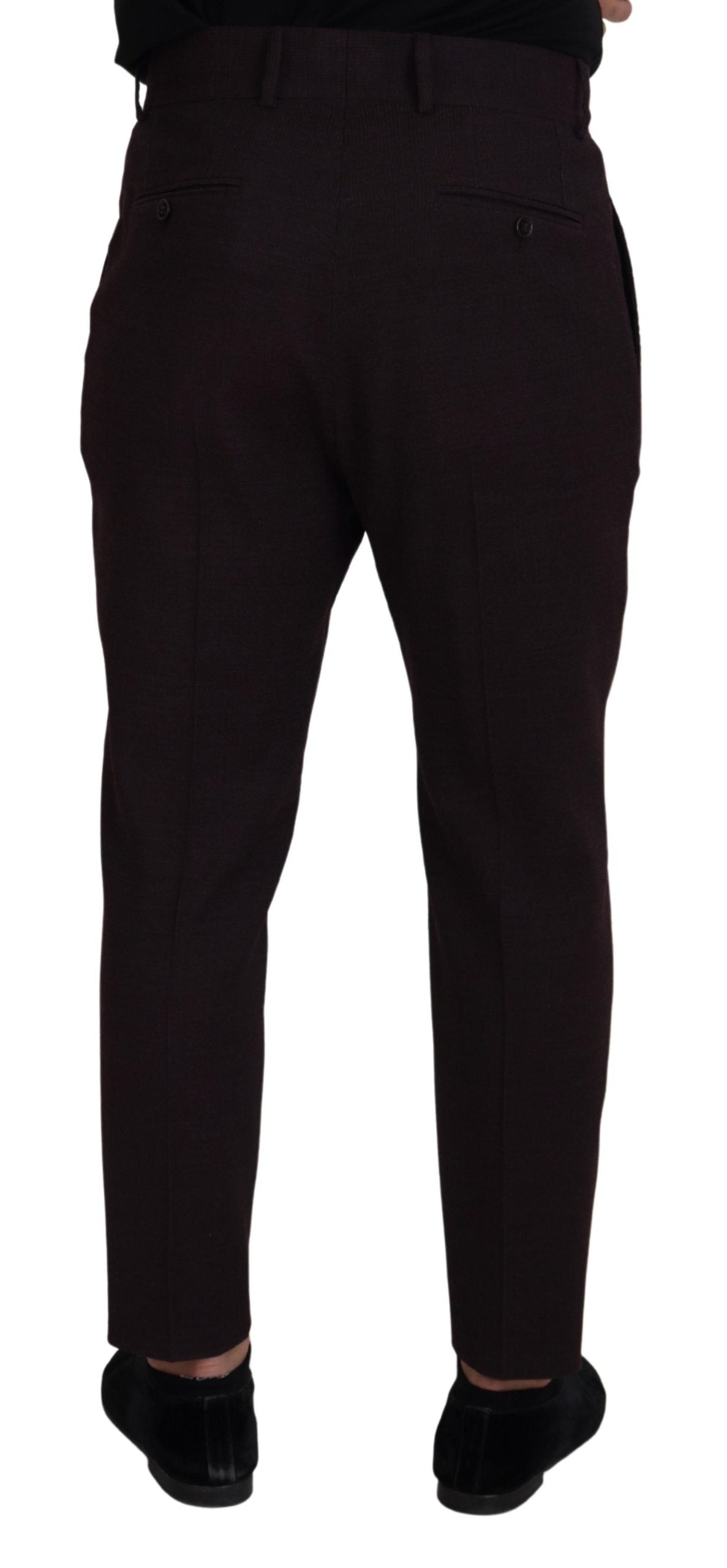 Brown Cotton Chino Men Pants - ventzia