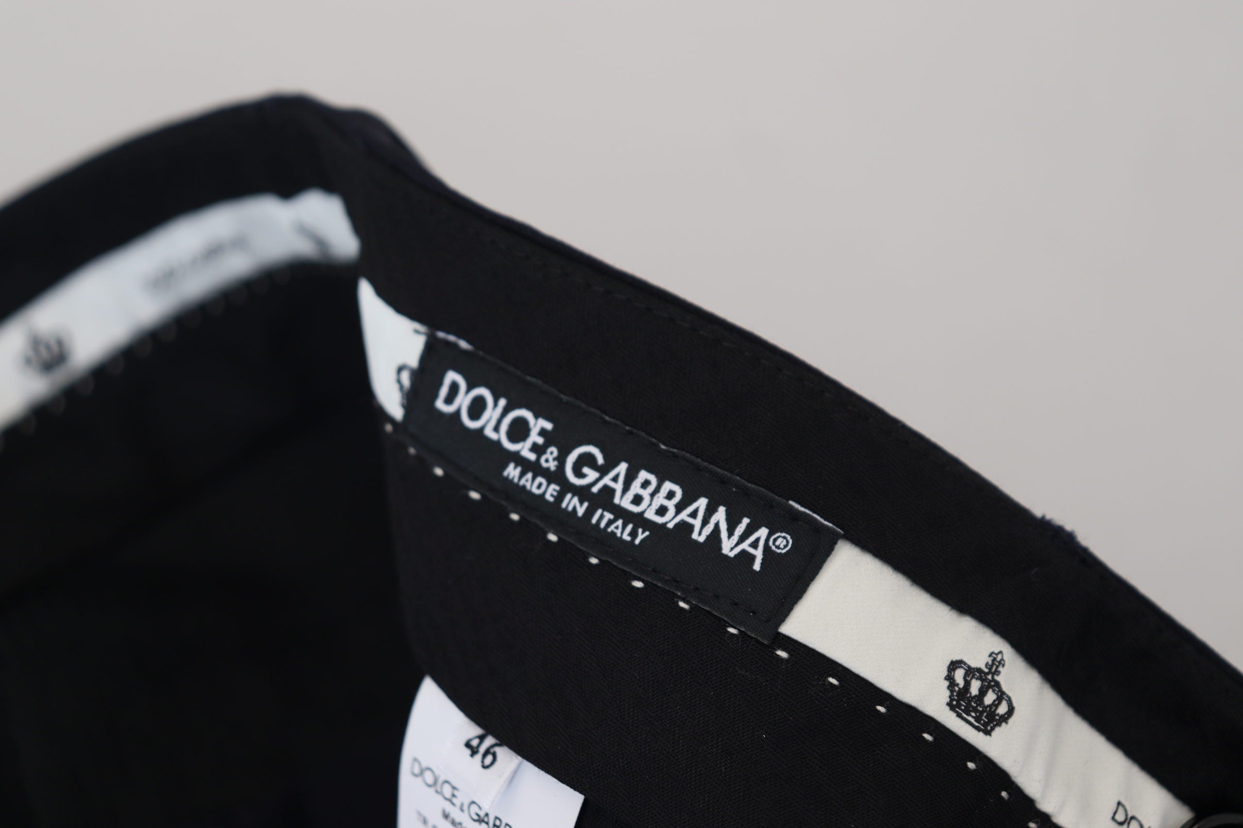 Black Wool Slim Formal Pants - ventzia