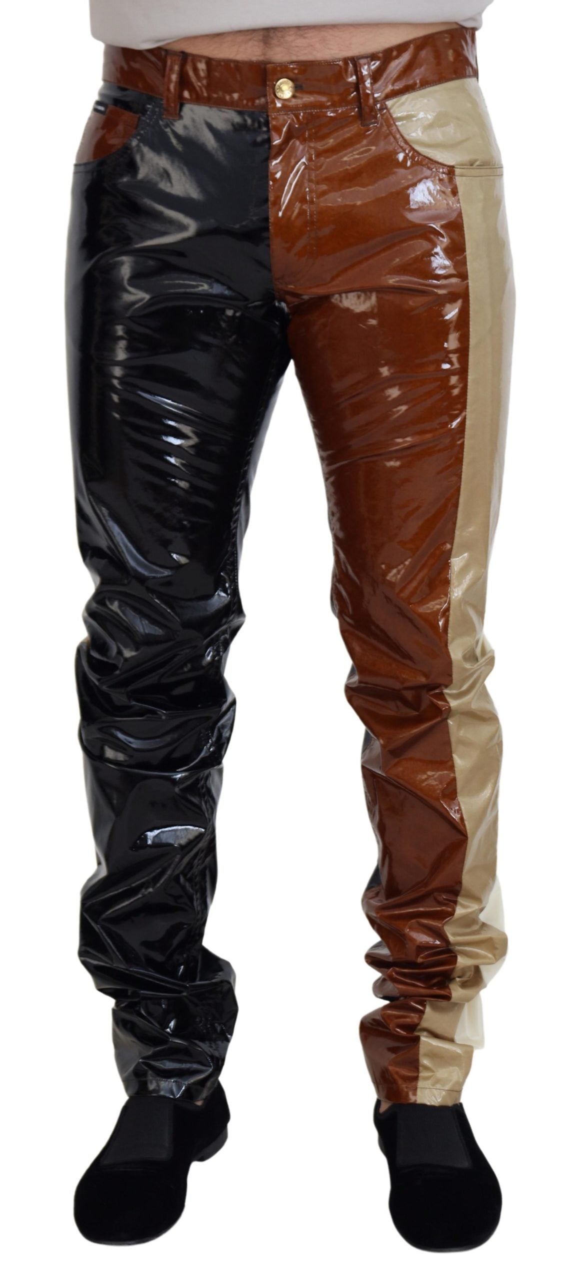 Multicolor Shining Slim Fit Men Denim Jeans - ventzia