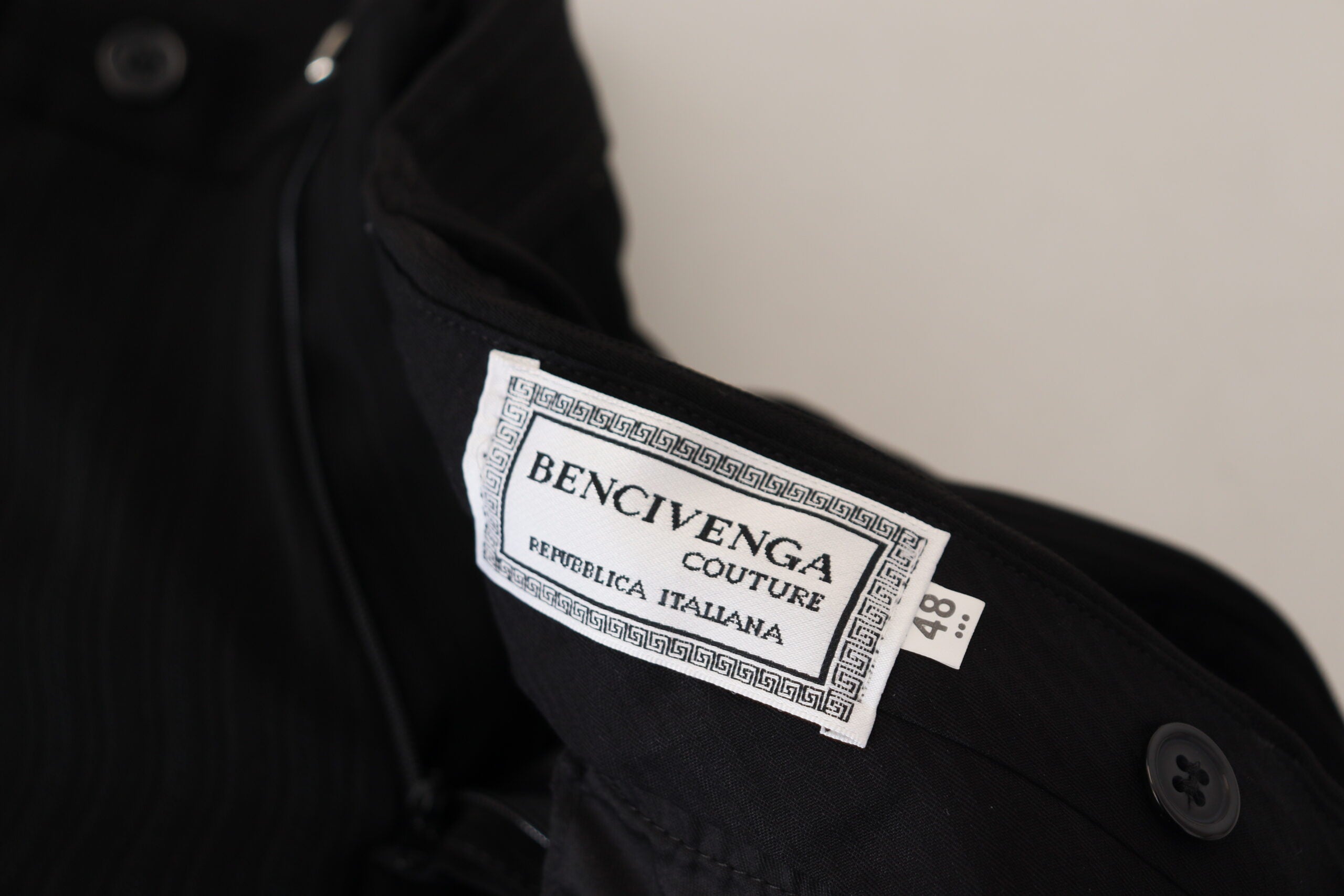 Black Cotton Straight Fit Men Formal Pants - ventzia