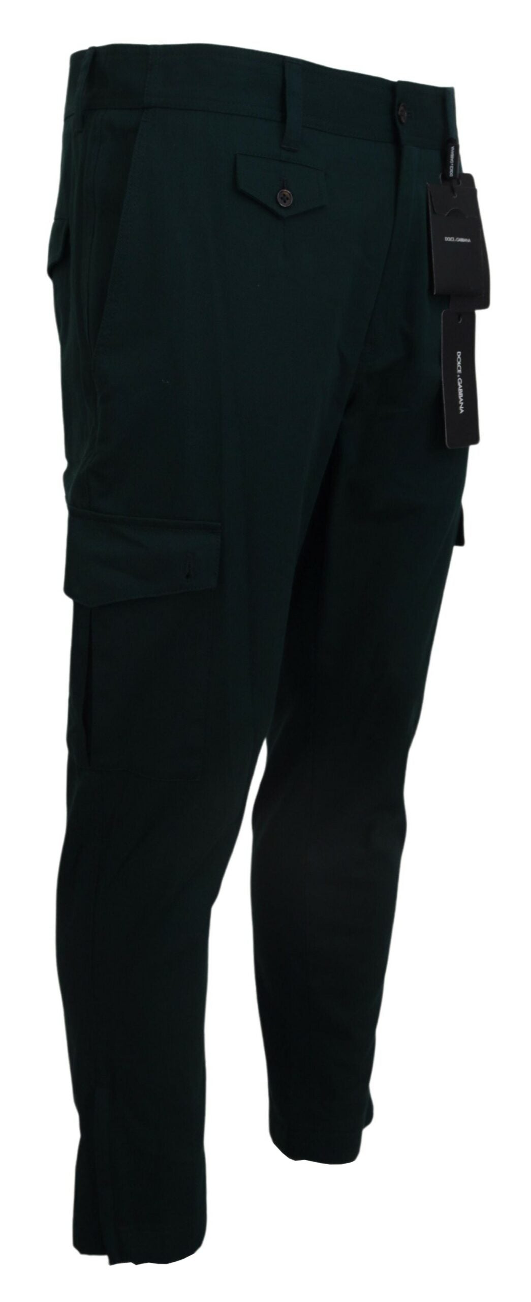 Green Cargo Cotton Stretch Jeans Pant - ventzia