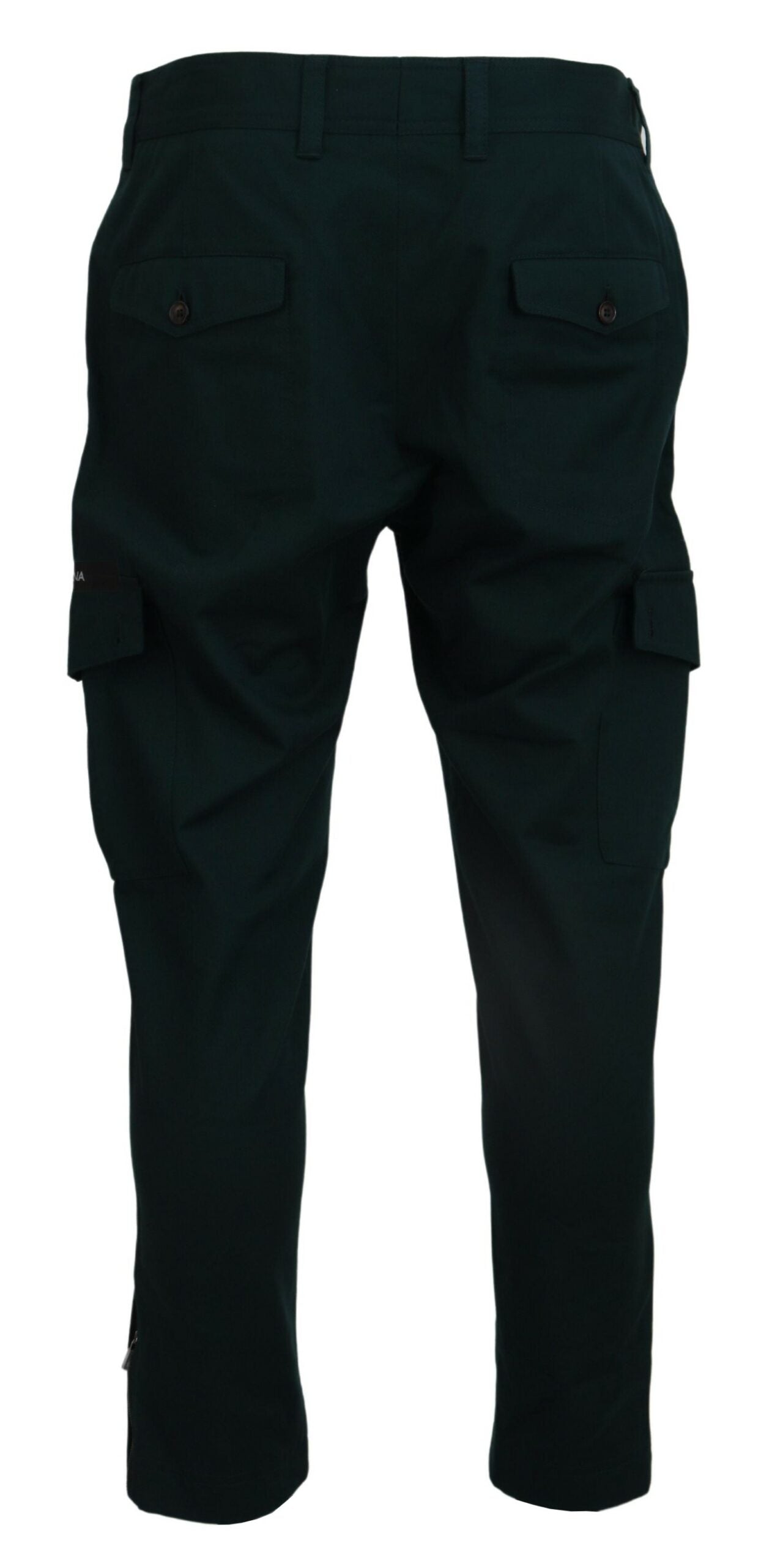 Green Cargo Cotton Stretch Jeans Pant - ventzia