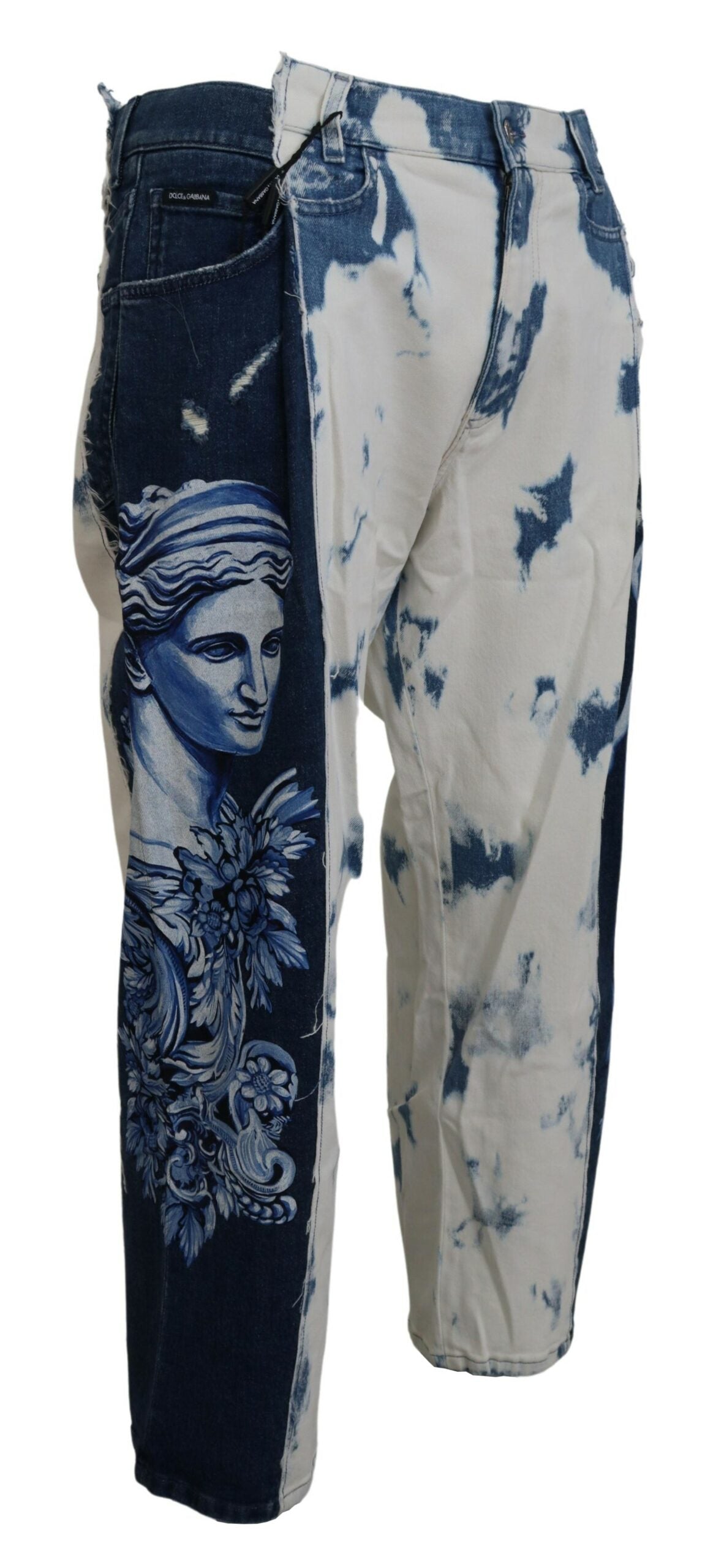 Blue Ceasar Denim Cotton Loose Fit Jeans - ventzia
