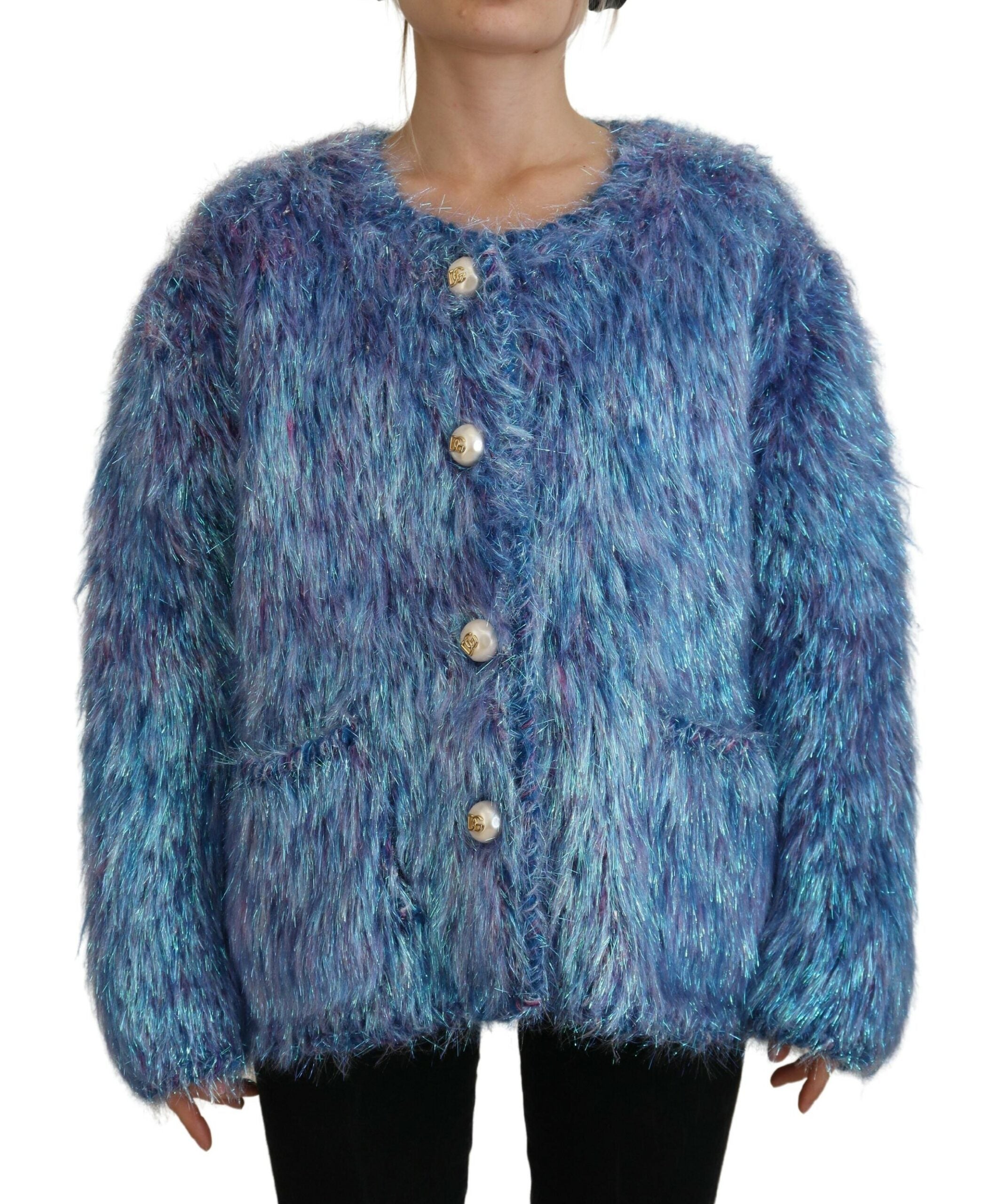 Multicolor Polyester Fringes Coat Jacket - ventzia