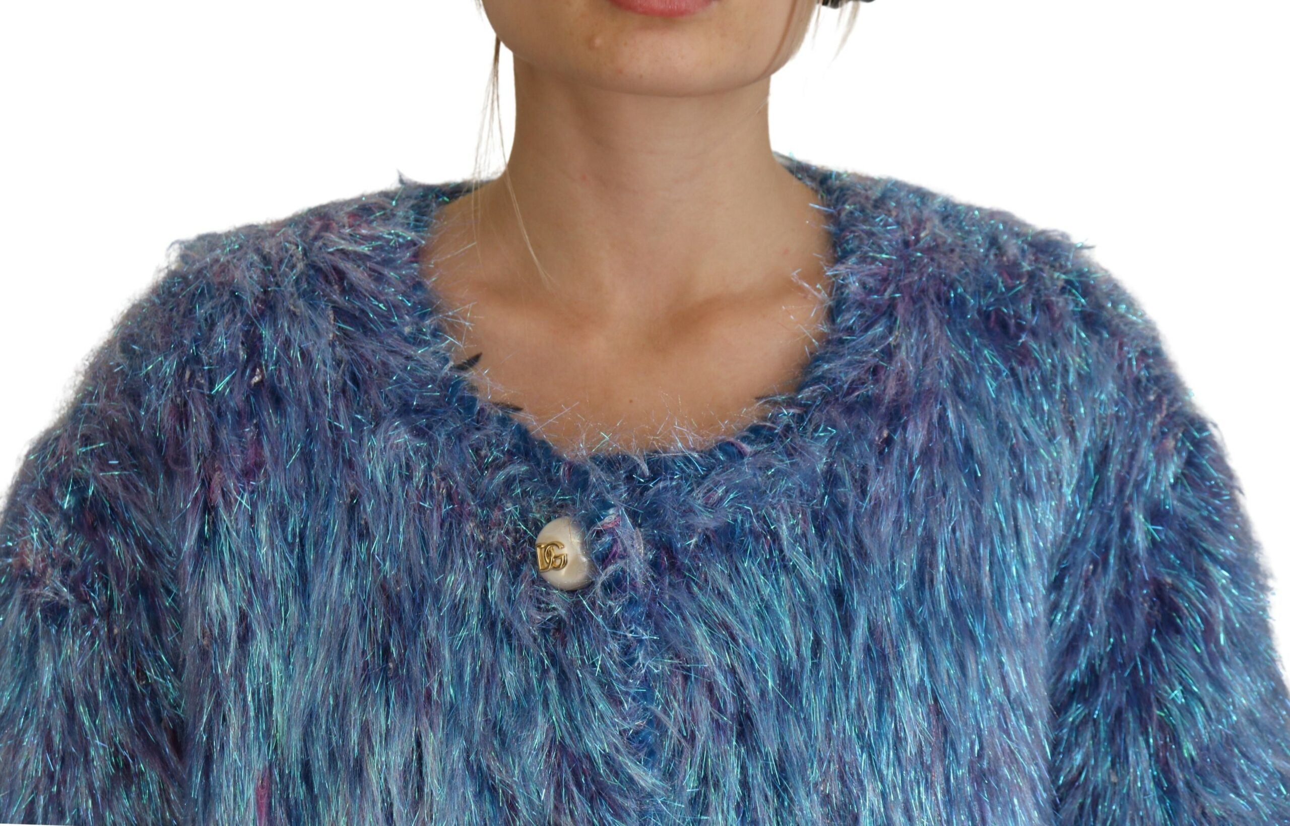 Multicolor Polyester Fringes Coat Jacket - ventzia