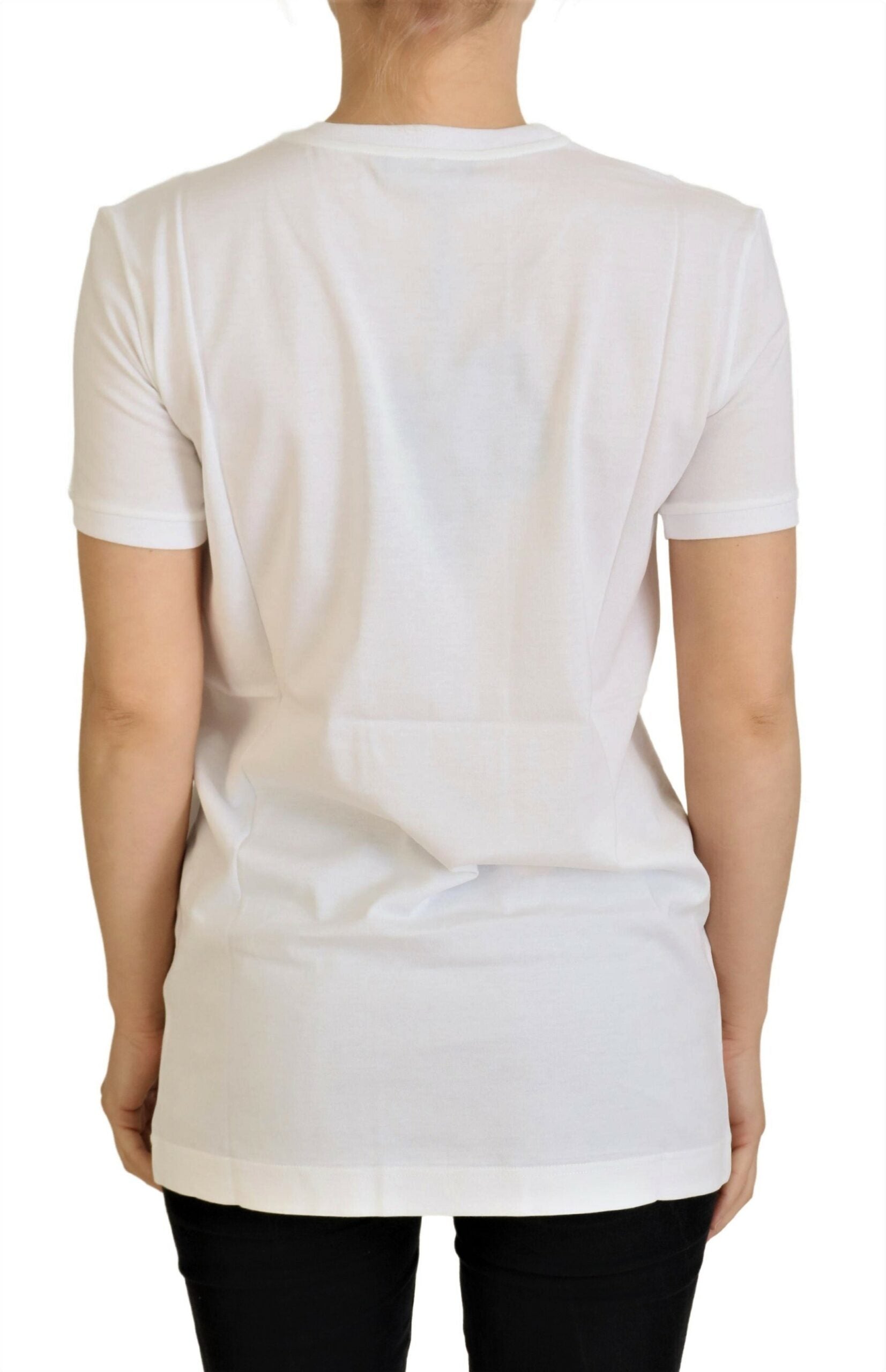 White Cotton DG Loves SUD  T-shirt - ventzia