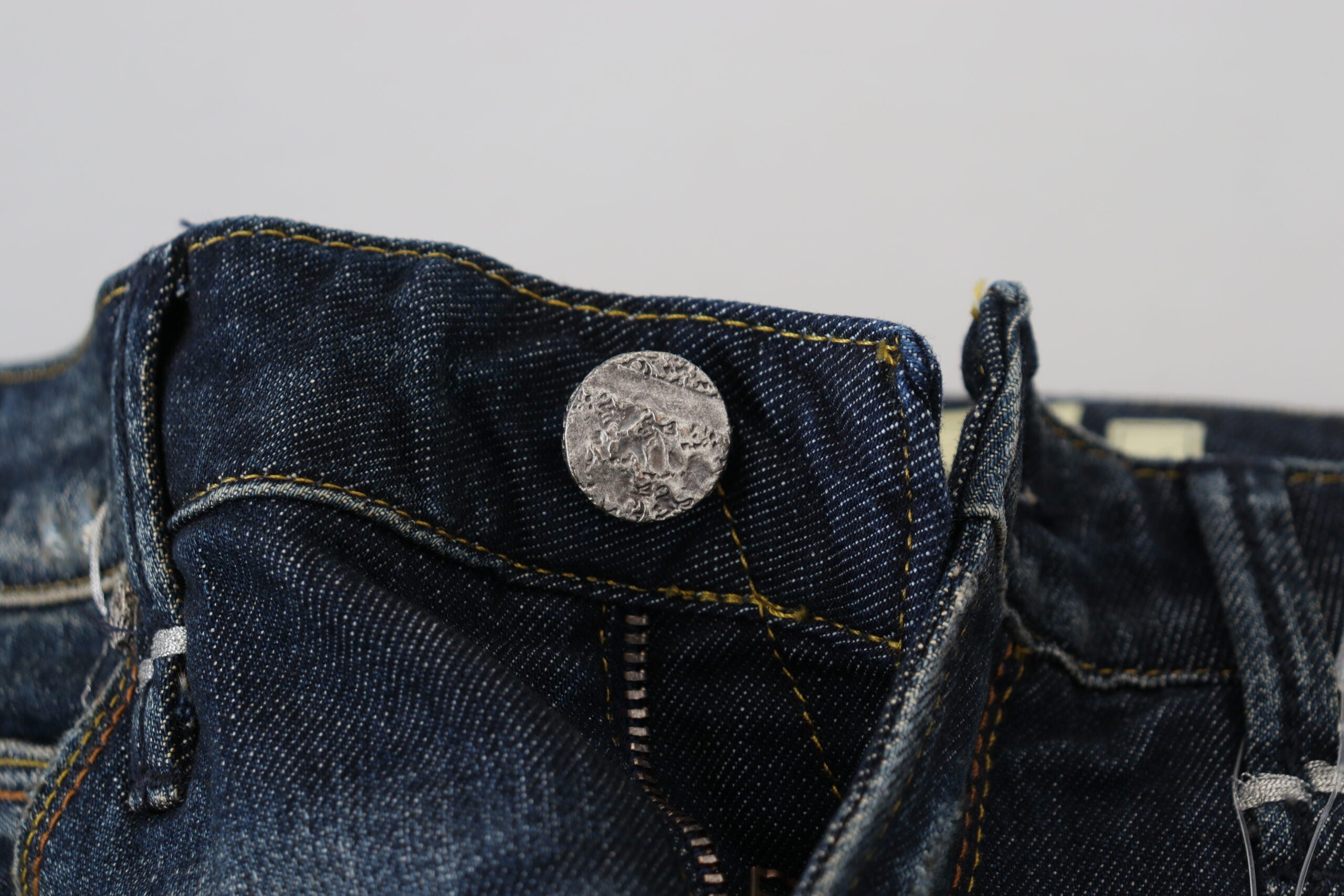 Blue Cotton Slim Fit Women Casual Denim Jeans - ventzia
