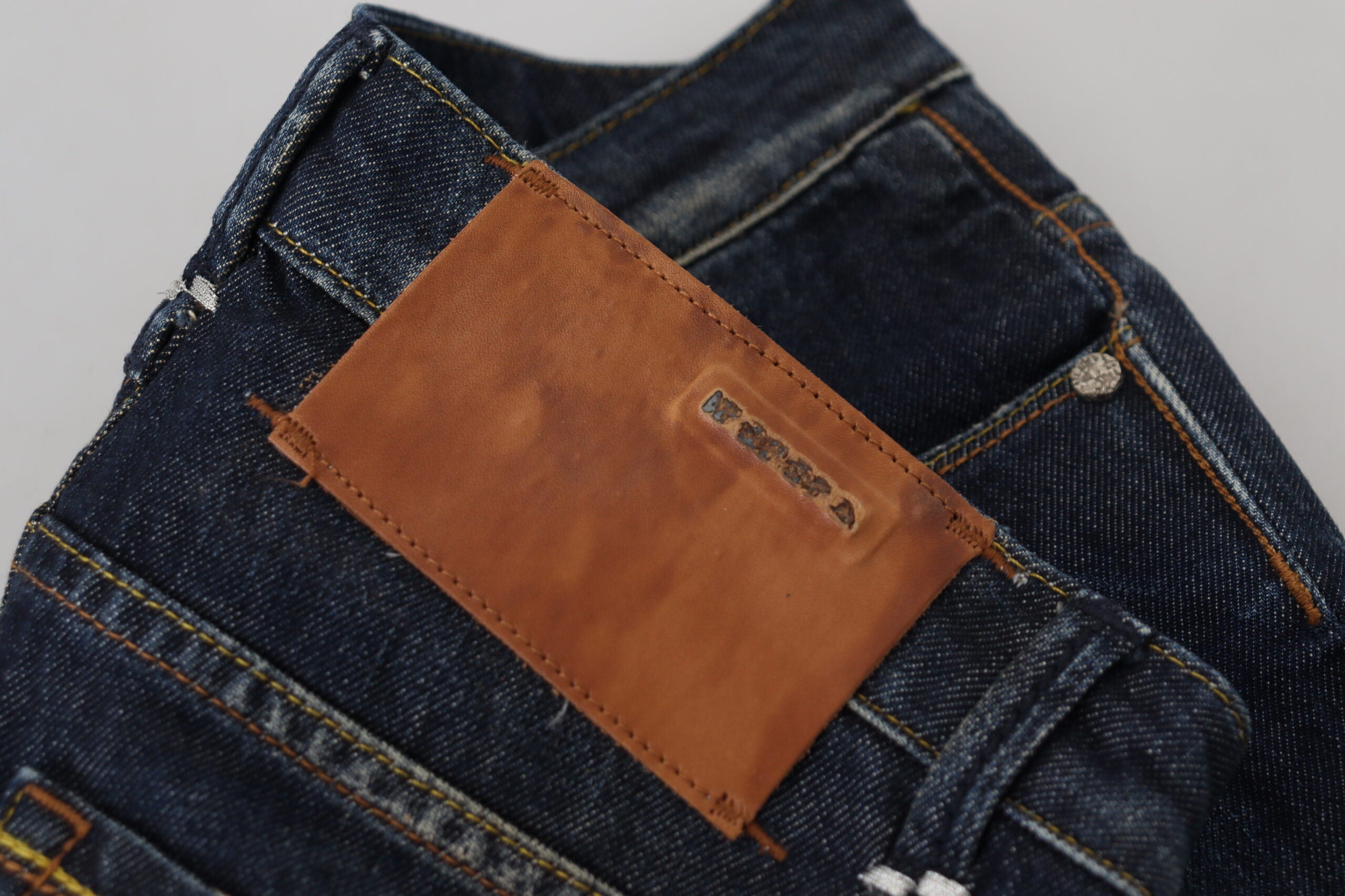 Blue Cotton Slim Fit Women Casual Denim Jeans - ventzia