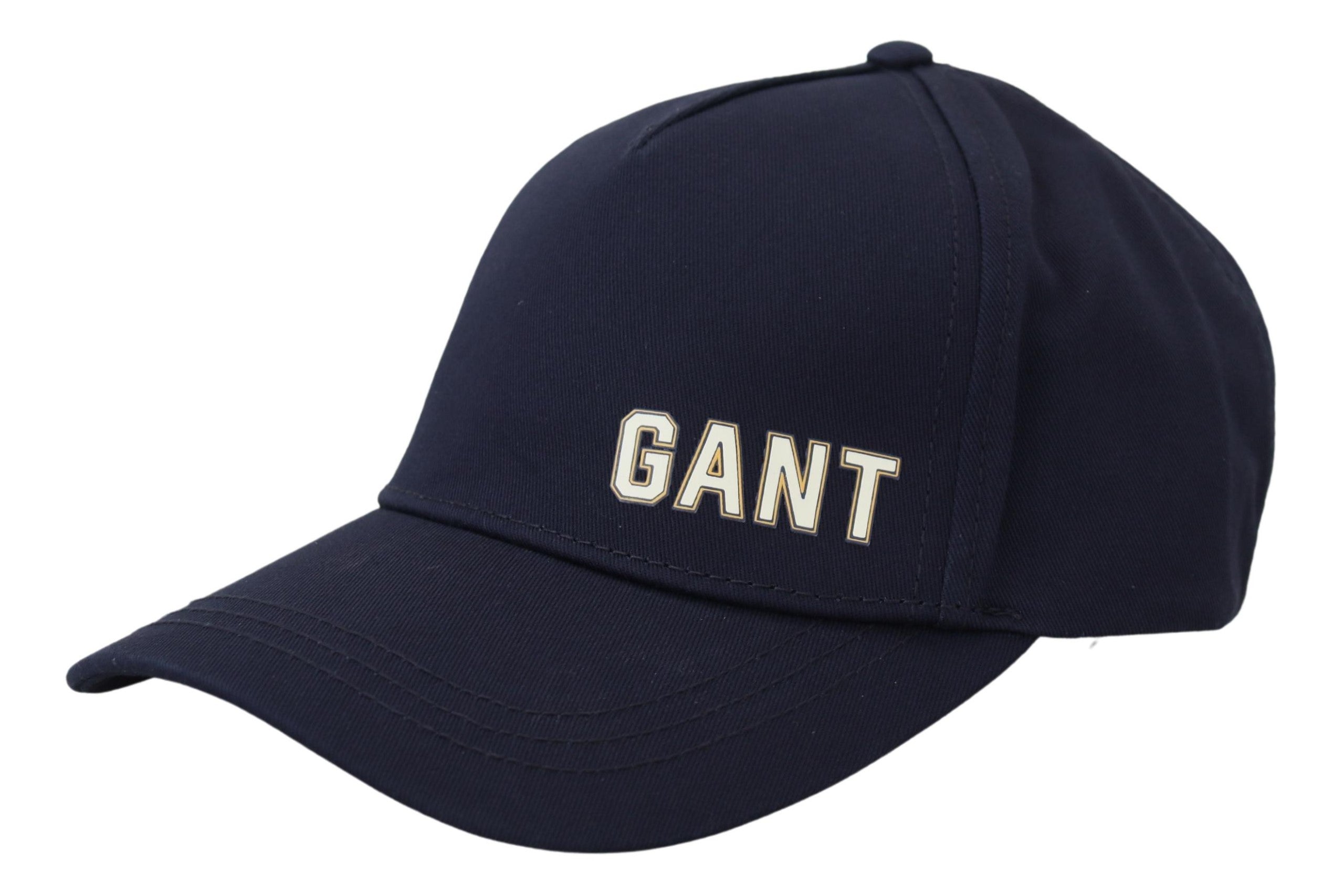 Blue Cotton Logo Print Baseball Cap Casual Hat - ventzia