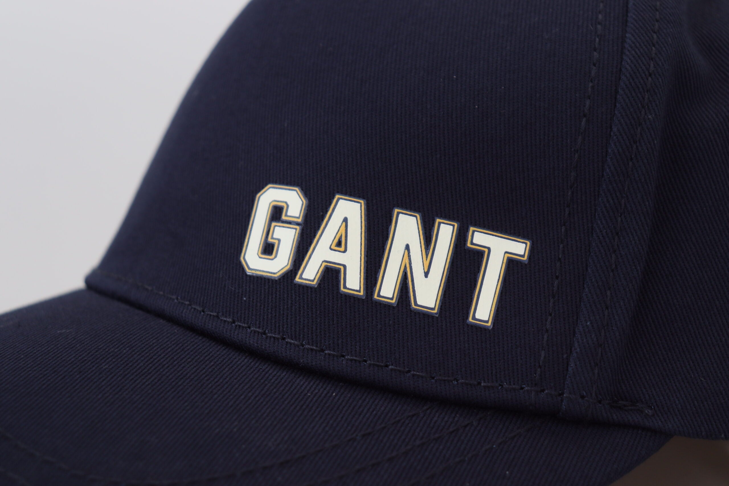 Blue Cotton Logo Print Baseball Cap Casual Hat - ventzia