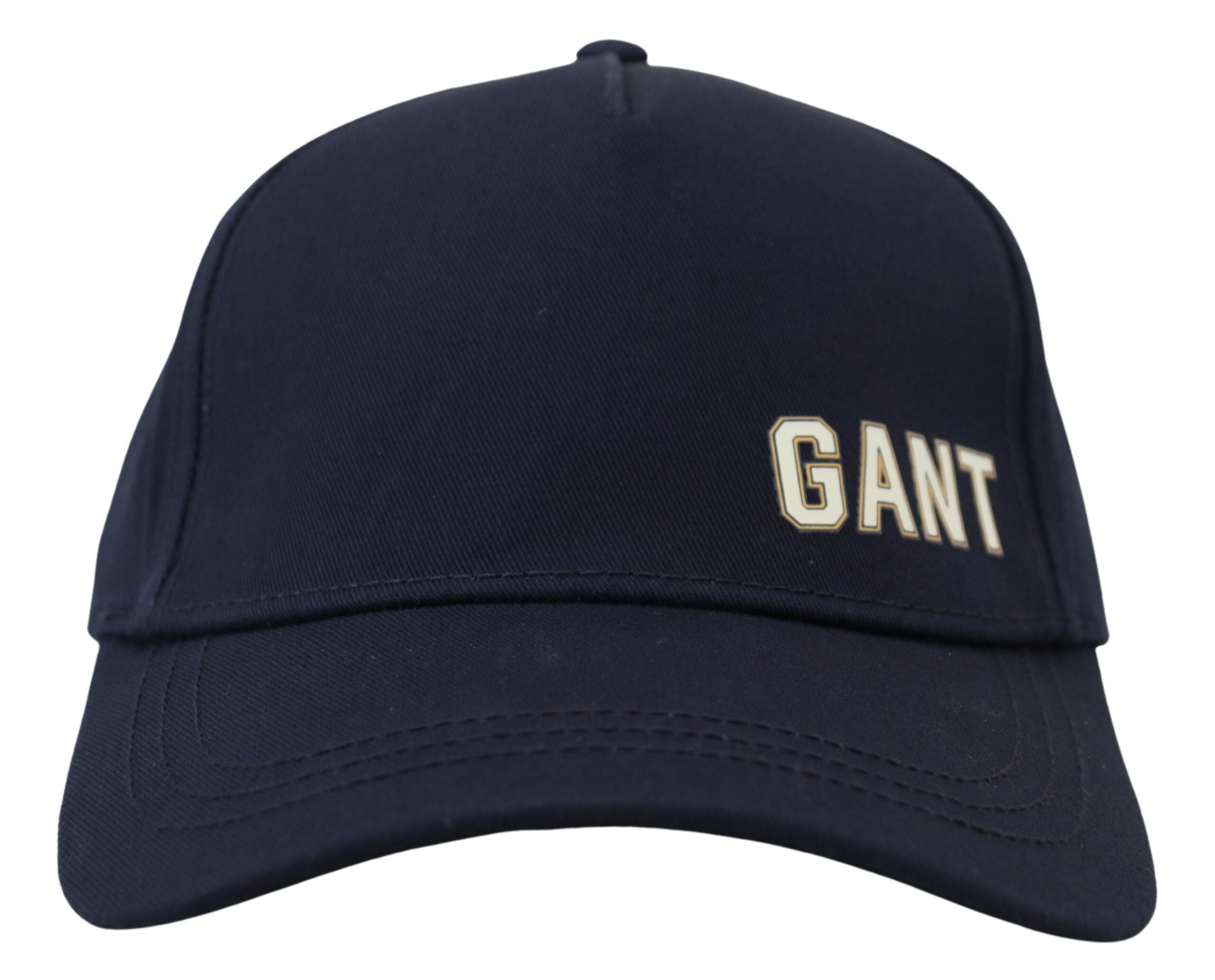 Blue Cotton Logo Print Baseball Cap Casual Hat - ventzia