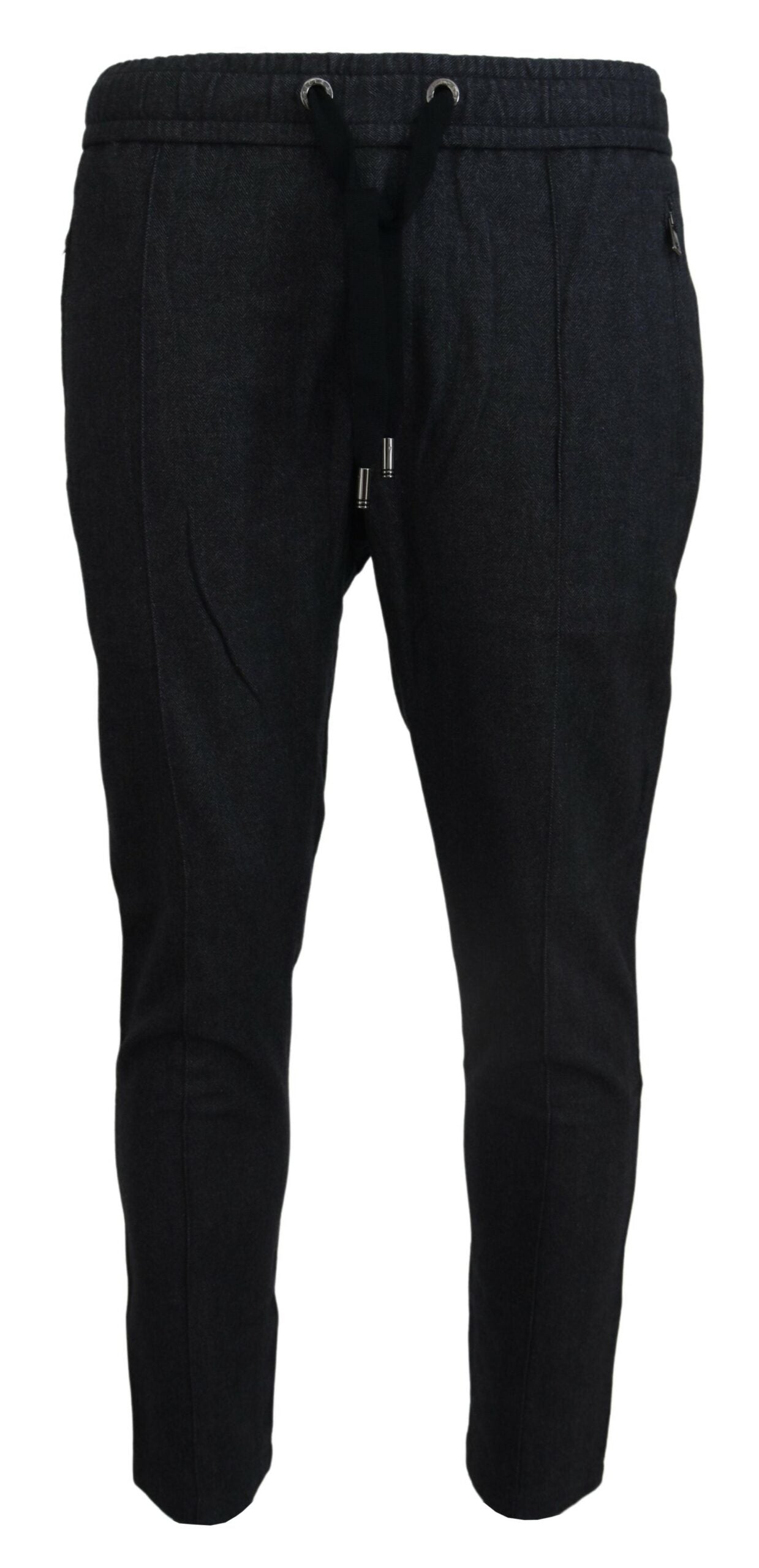 Gray Cotton Jogger Men Pants - ventzia
