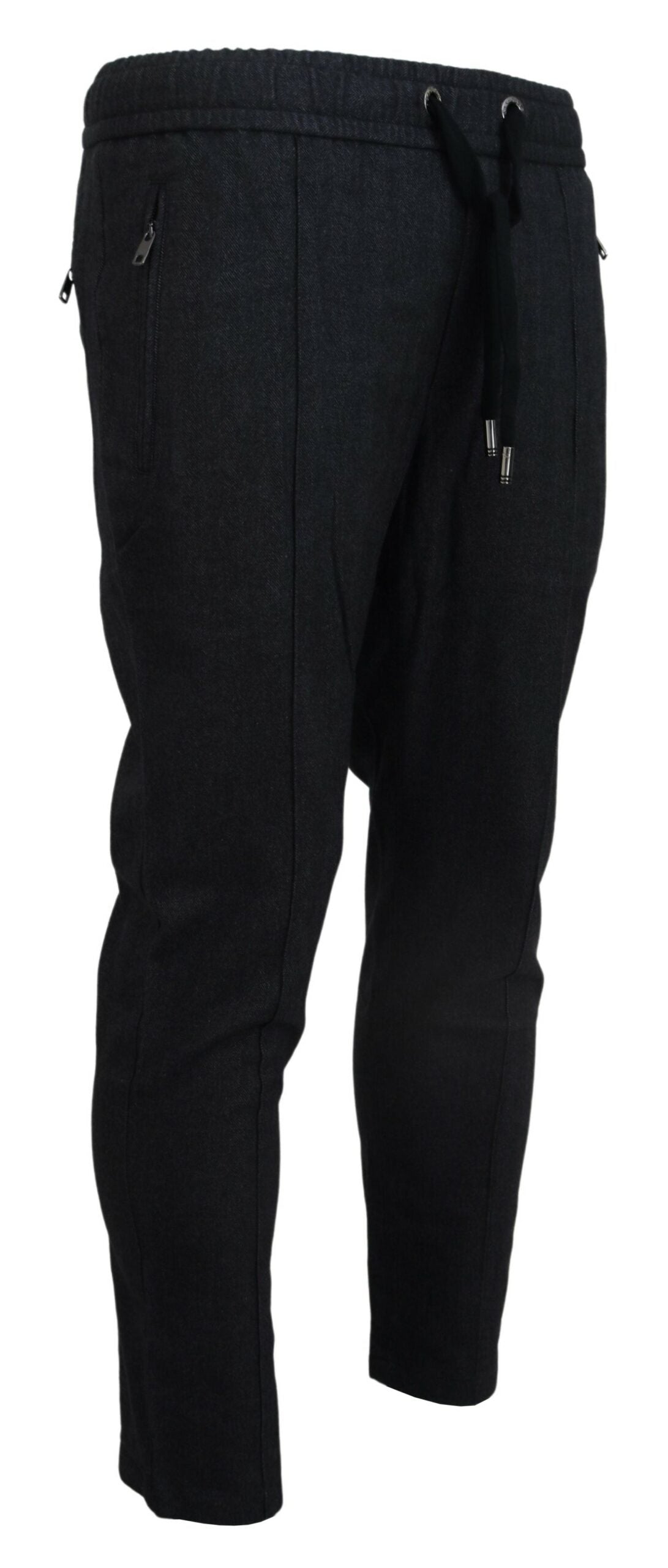 Gray Cotton Jogger Men Pants - ventzia