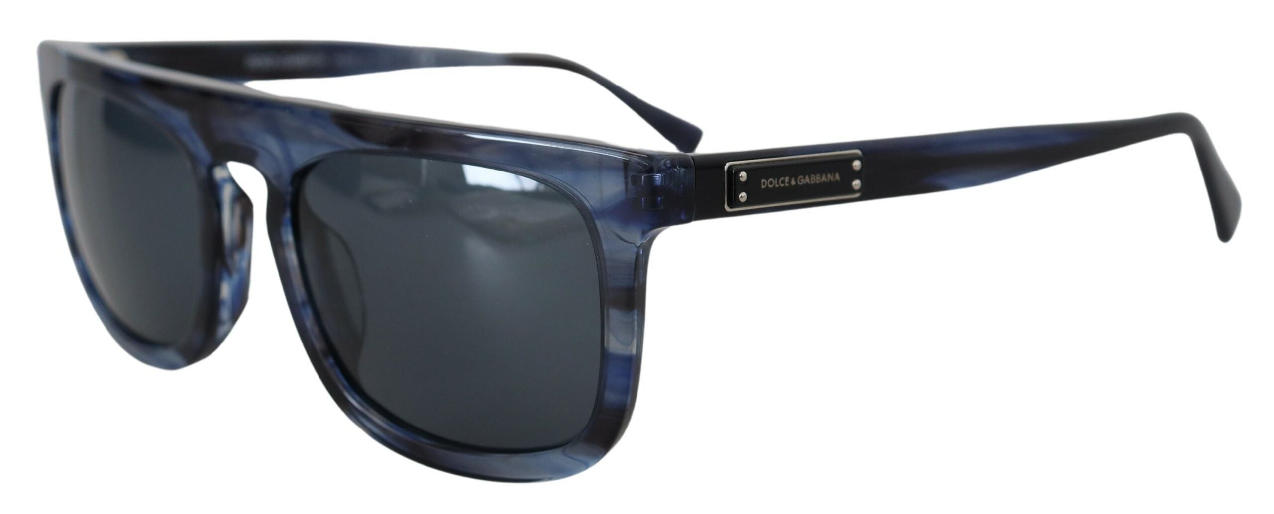 Blue DG4288 Acetate Full Rim Frame Sunglasses - ventzia