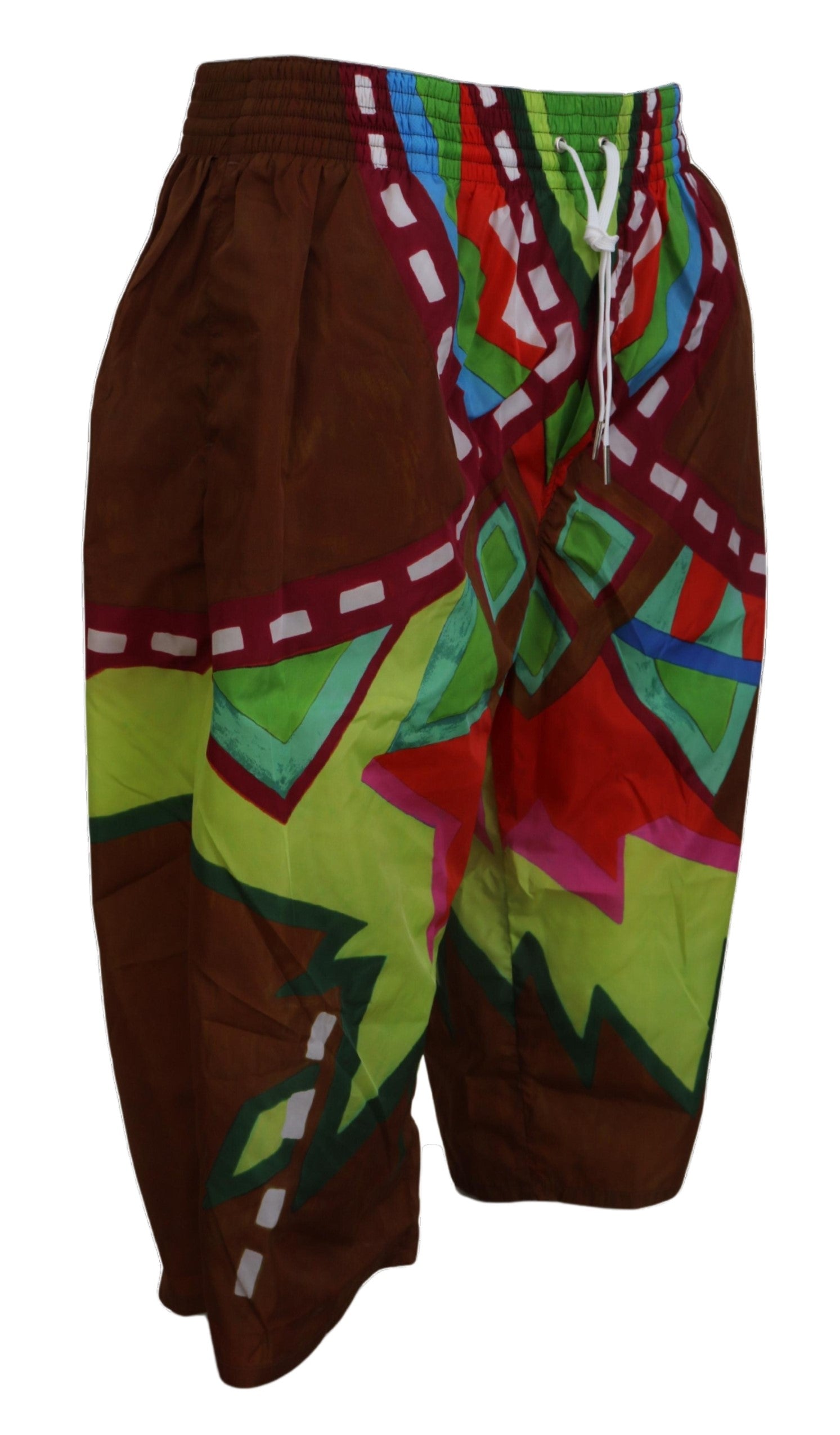 Multicolor Printed Men Beachwear Shorts Swimwear - ventzia
