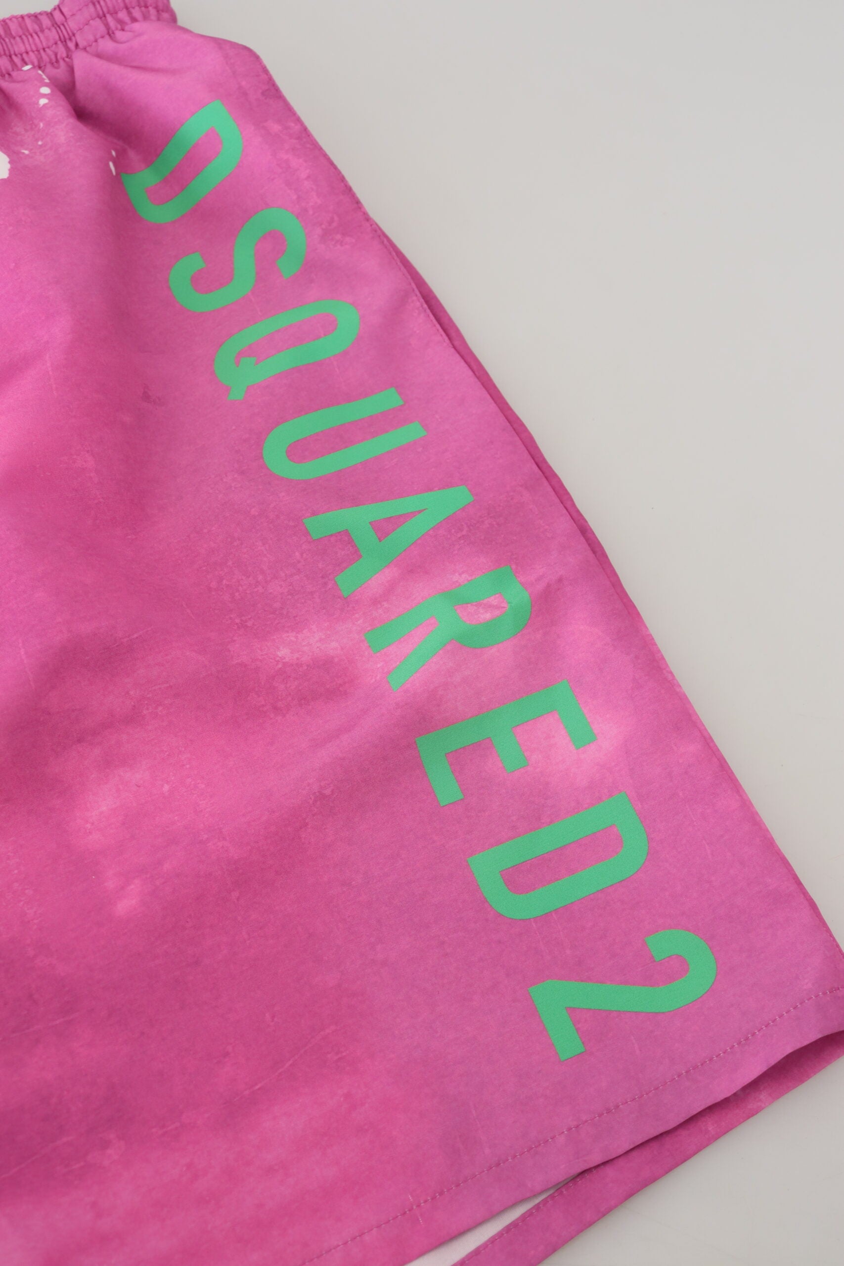 Pink Tie Dye Logo Men Beachwear Shorts Swimwear - ventzia