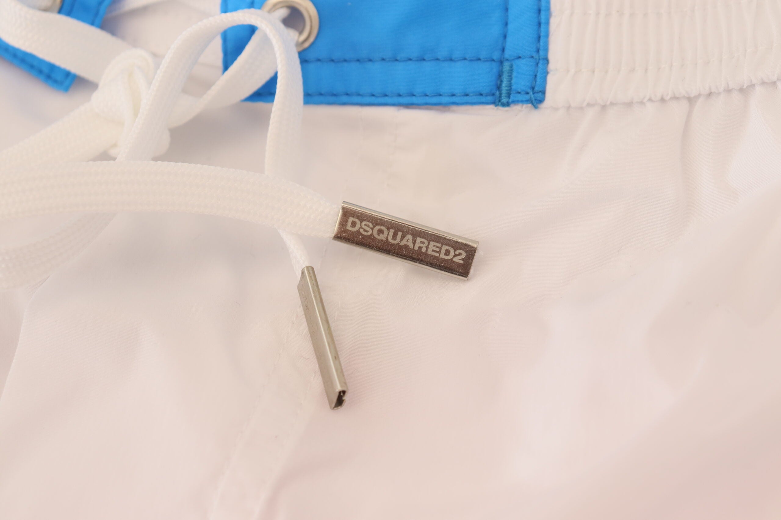 White Pink Logo Print Men Beachwear Shorts Swimwear - ventzia