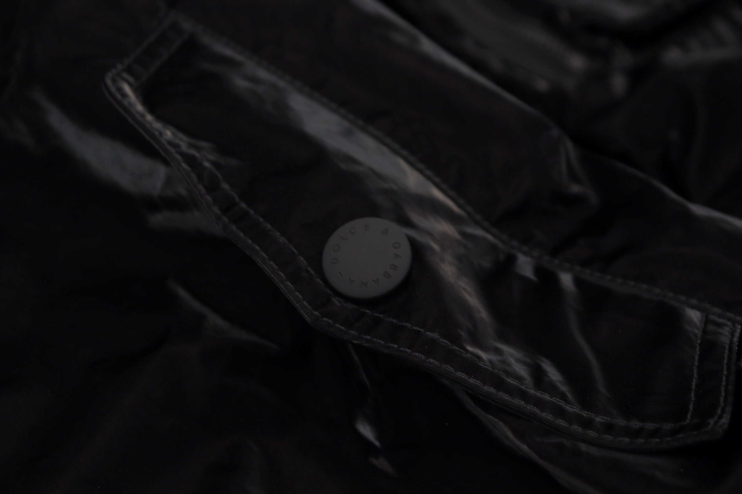 Black Nylon Hooded Full Zip Bomber Jacket - ventzia