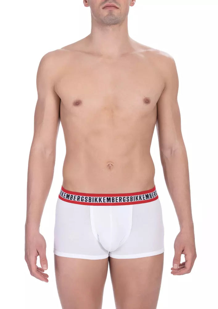 White Cotton Men Underwear Twin Pack - ventzia