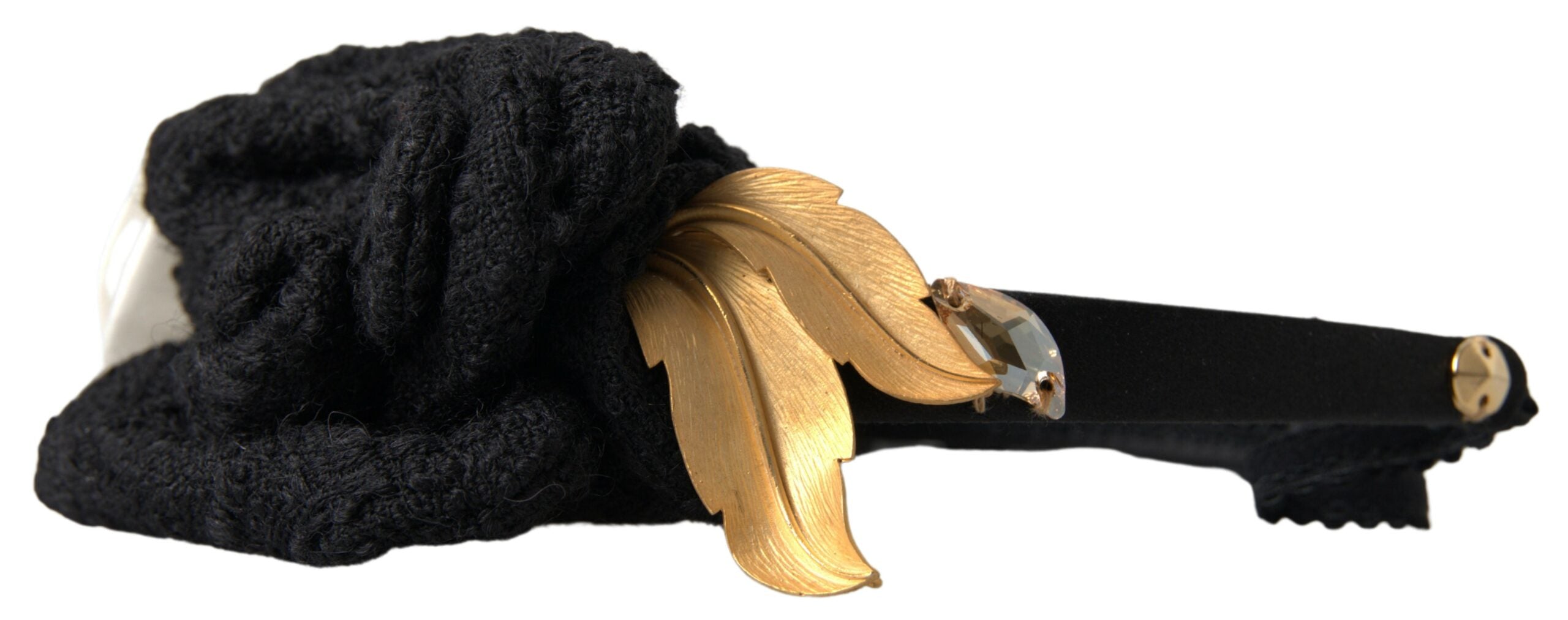 Elegant Crystal-Embellished Silk Diadem - ventzia