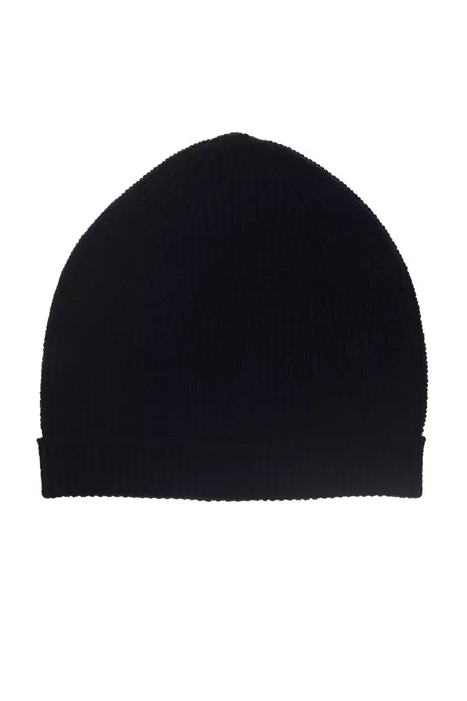 Blue Merino Wool Men Hat - ventzia