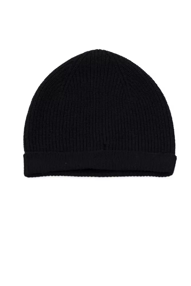Blue Merino Wool Men Hat - ventzia