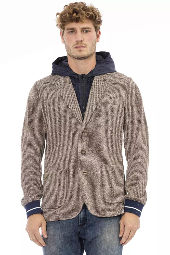 Chic Waterproof Hooded Fabric Jacket - ventzia