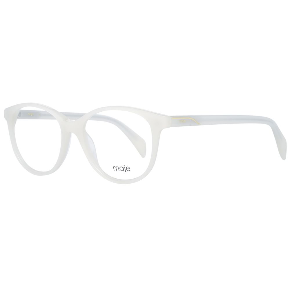 Cream Plastic Glasses (Frames) - ventzia